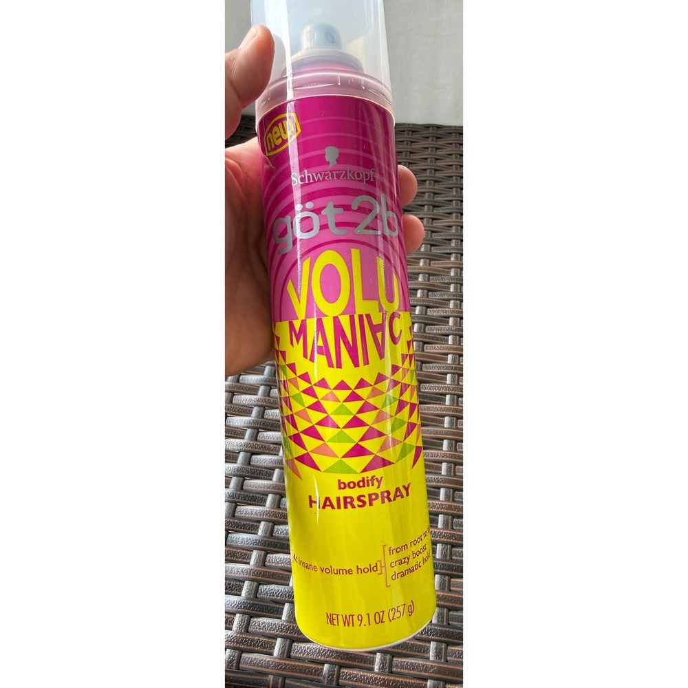 Schwarzkopf got2b Volumaniac Bodify Hairspray 9.1 oz Dramatic Hold 75%full